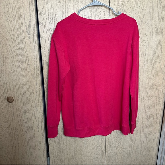 Jane And Delancey Pink Holly Jolly Christmas Sweater Medium - Picture 9 of 10